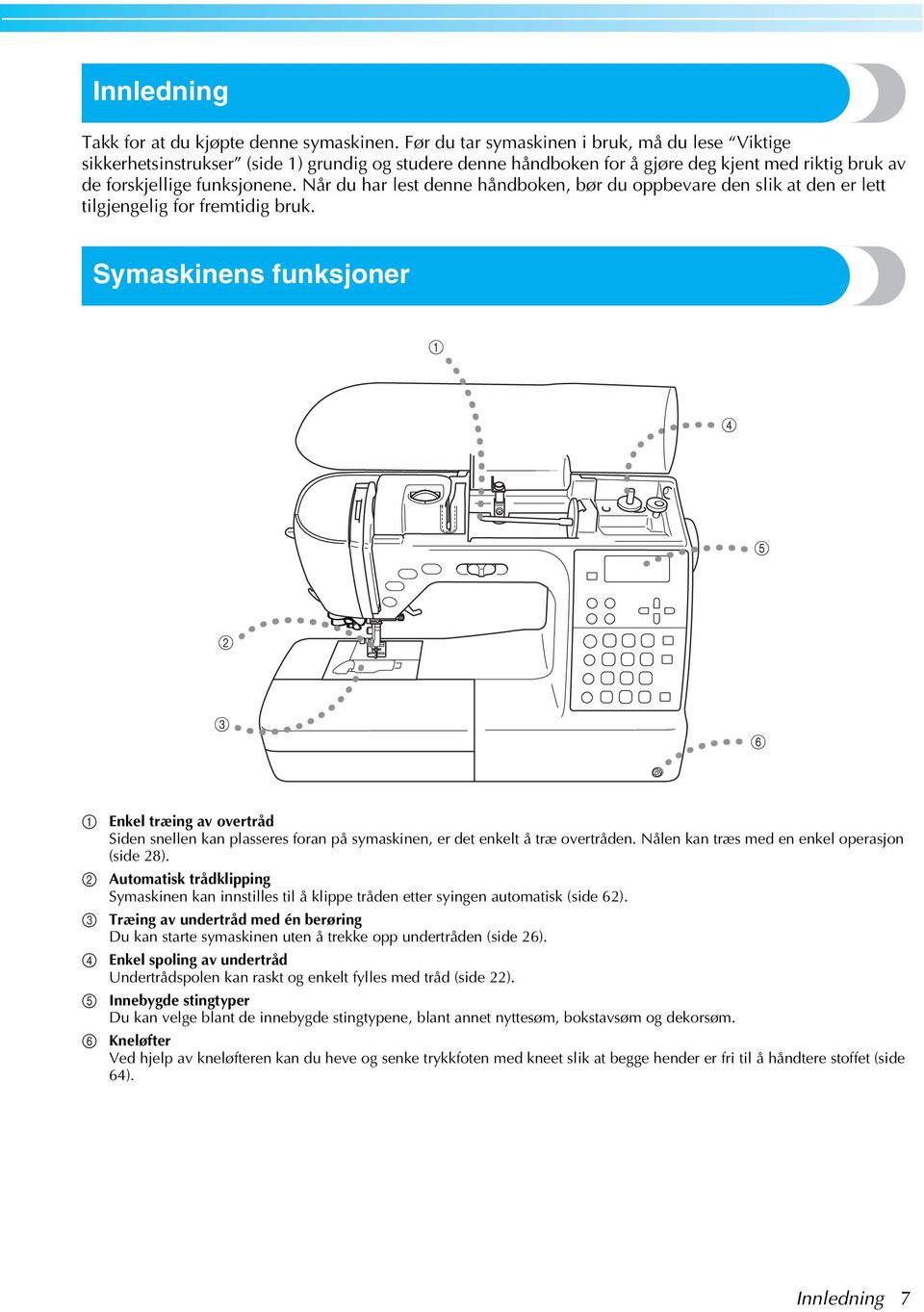 Når du hr lest denne håndoken, ør du oppevre den slik t den er lett tilgjengelig for fremtidig ruk.