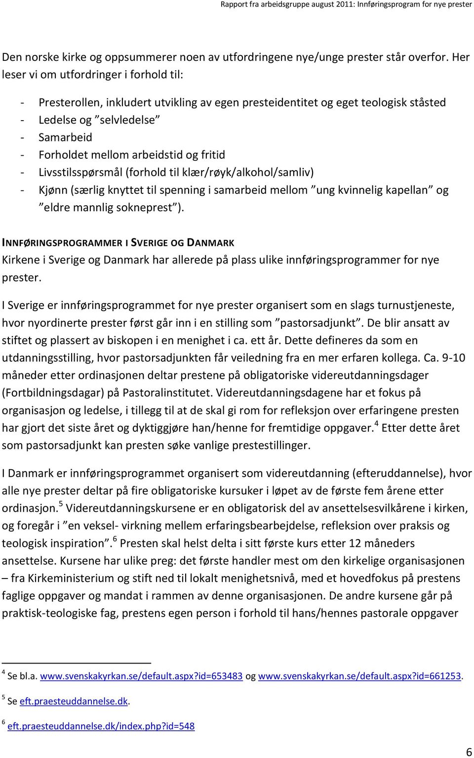 fritid - Livsstilsspørsmål (forhold til klær/røyk/alkohol/samliv) - Kjønn (særlig knyttet til spenning i samarbeid mellom ung kvinnelig kapellan og eldre mannlig sokneprest ).