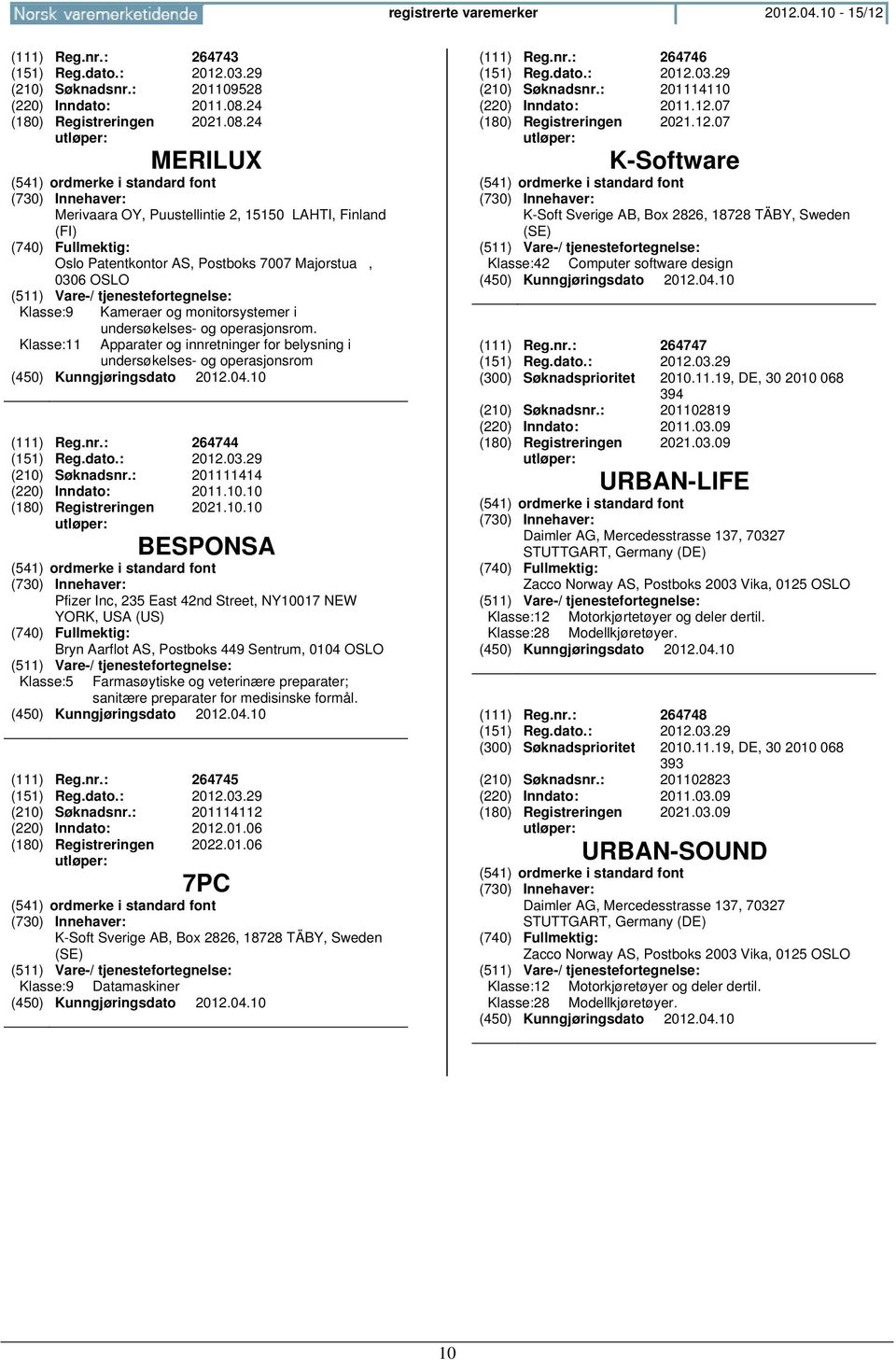 24 MERILUX Merivaara OY, Puustellintie 2, 15150 LAHTI, Finland (FI) Oslo Patentkontor AS, Postboks 7007 Majorstua, 0306 OSLO Klasse:9 Klasse:11 Kameraer og monitorsystemer i undersøkelses- og