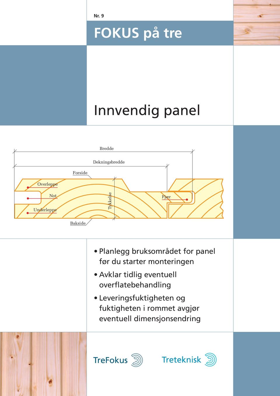 panel før du starter monteringen Avklar tidlig eventuell