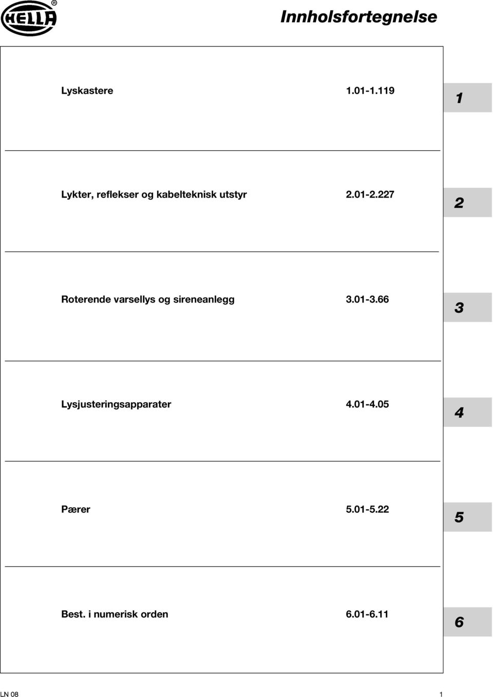 227 2 Roterene varsellys og sireneanlegg 3.01-3.