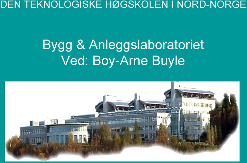 NORD-NORGE Bygg &