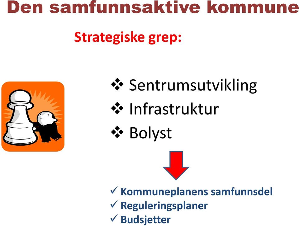 Sentrumsutvikling Infrastruktur