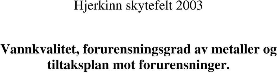 forurensningsgrad av