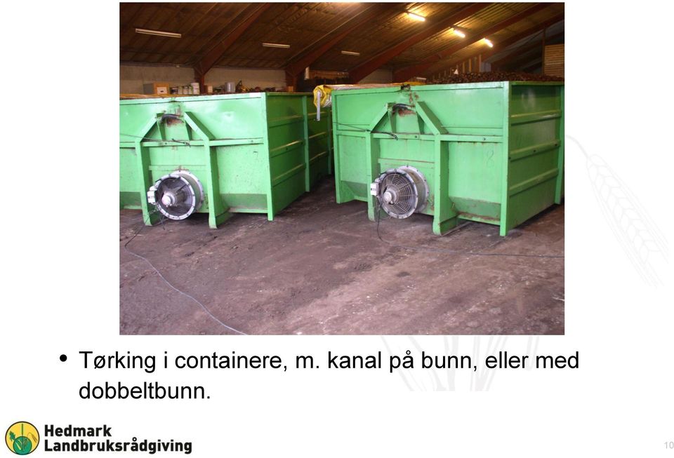 kanal på bunn,