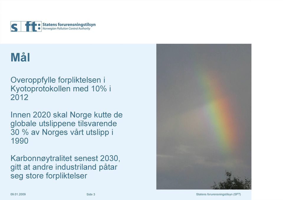 % av Nog vå upp 1990 Kaboøya 2030, g a ad