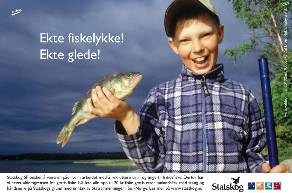 Derfor har vi hevet aldersgrensen for gratis fiske.