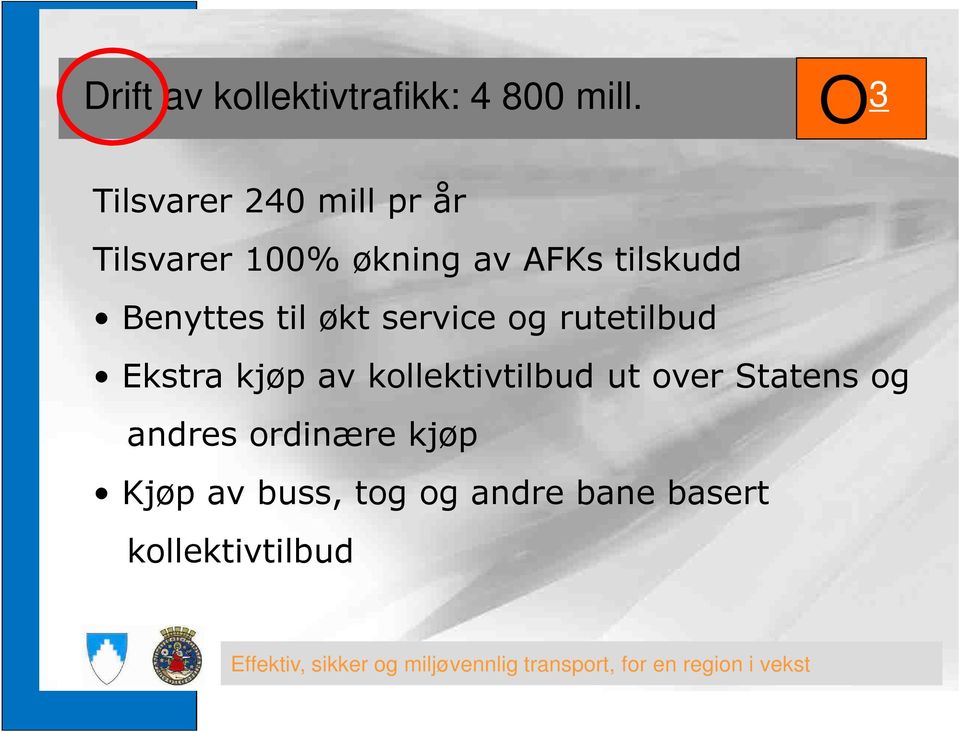 service og rutetilbud Ekstra kjøp av kollektivtilbud ut over Statens og andres