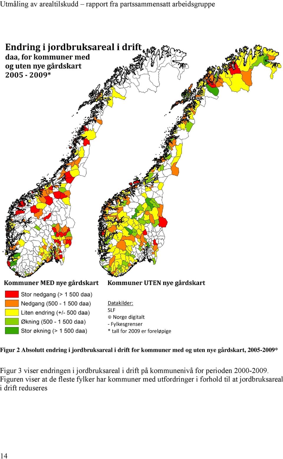 på kommunenivå for perioden 2000-2009.