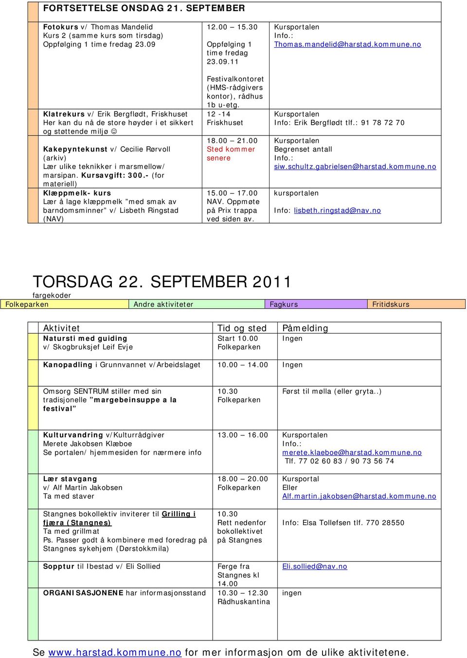 Kursavgift: 300.- (for materiell) Klæppmelk- kurs Lær å lage klæppmelk med smak av barndomsminner v/ Lisbeth Ringstad (NAV) 12.00 15.30 Oppfølging 1 time fredag 23.09.