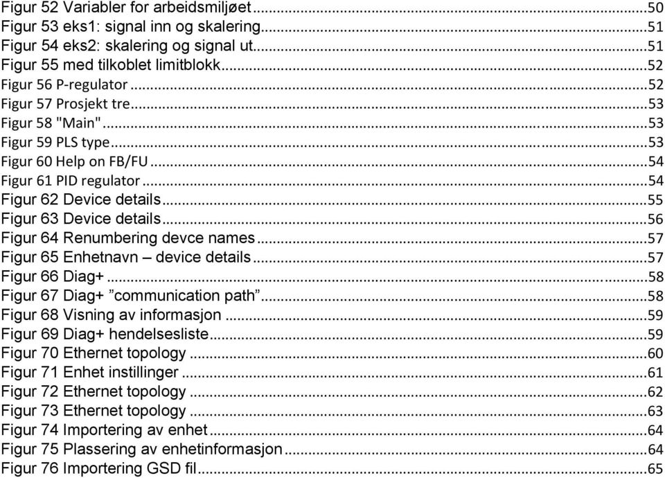 .. 56 Figur 64 Renumbering devce names... 57 Figur 65 Enhetnavn device details... 57 Figur 66 Diag+... 58 Figur 67 Diag+ communication path... 58 Figur 68 Visning av informasjon.