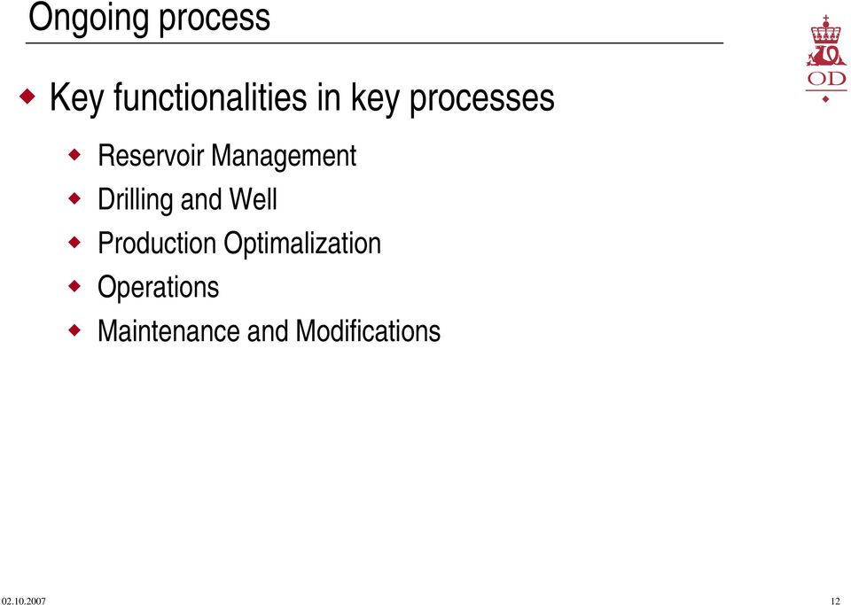 and Well Production Optimalization