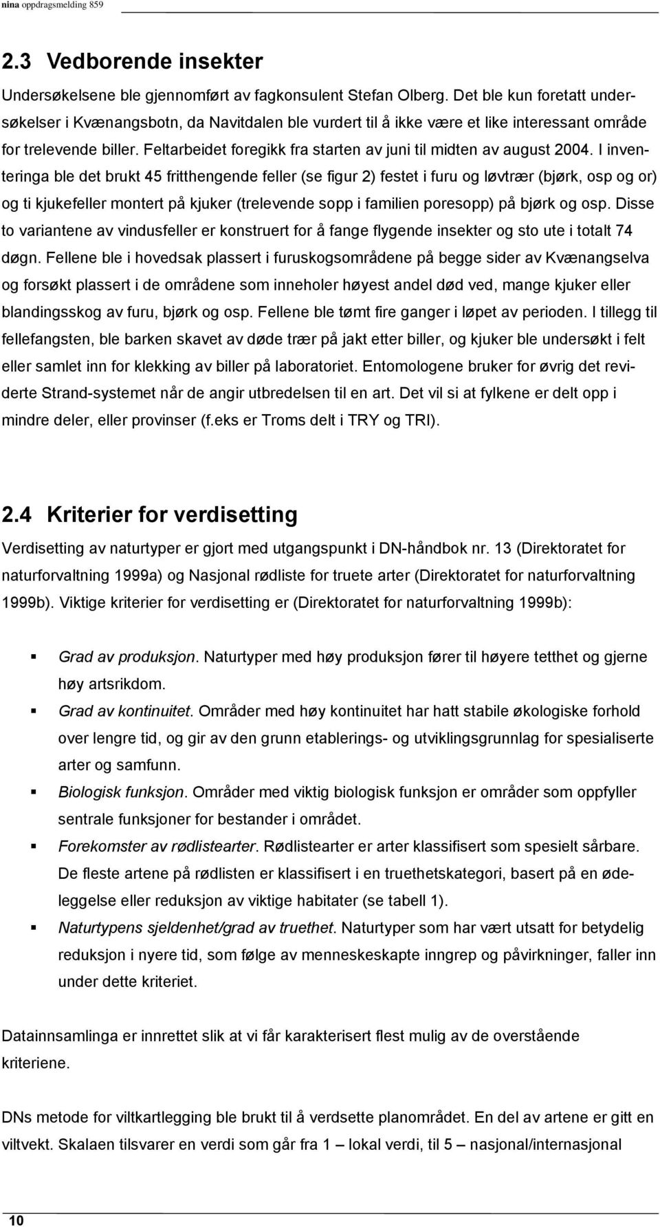 Feltarbeidet foregikk fra starten av juni til midten av august 2004.