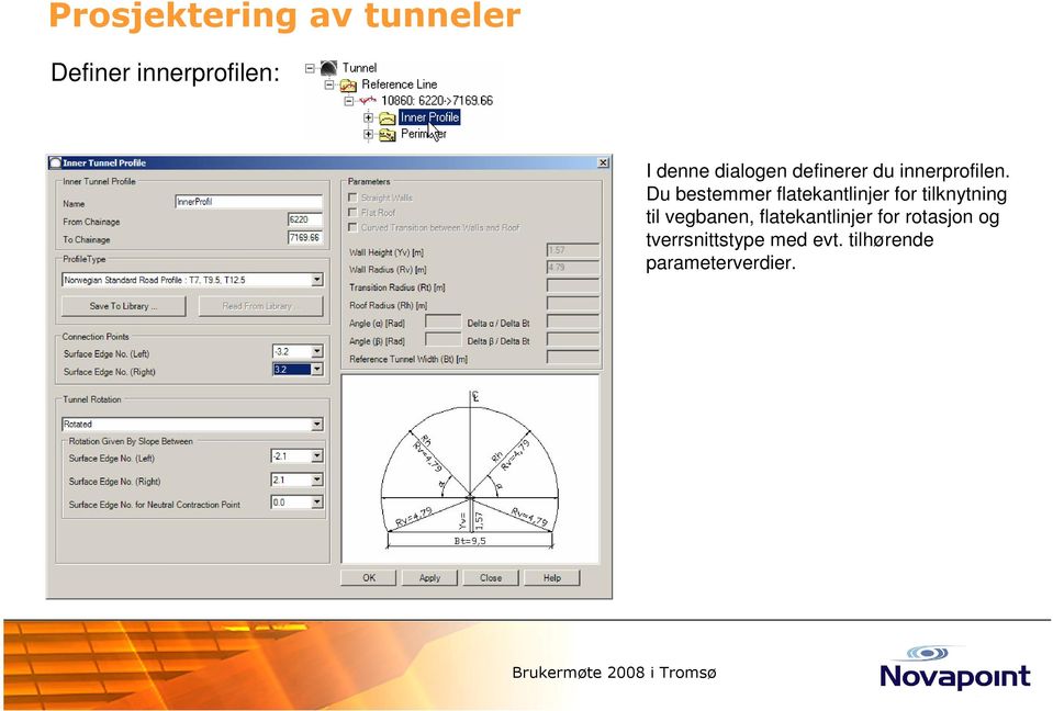 Du bestemmer flatekantlinjer for tilknytning til