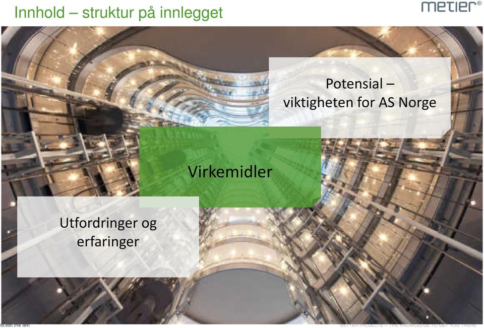 Norge Virkemidler Utfordringer