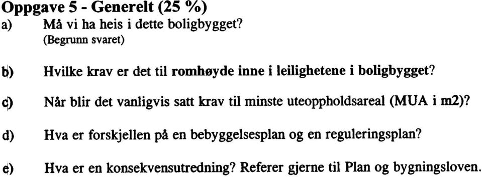 Når blir det vanligvis satt krav til minste uteoppholdsareal (MUA i ml)?