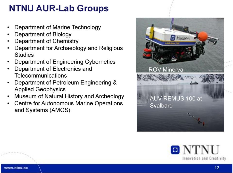 Electronics and Telecommunications Department of Petroleum Engineering & Applied Geophysics Museum of