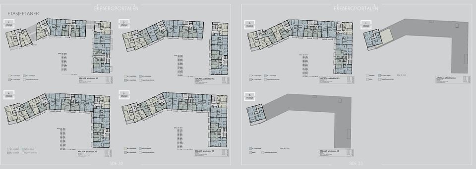 0 BRAs O, alle etasjer: 6326m EASJEPLANER KONOWSGAE 1-3 PLAN 3 Etasje og leilighetsoversikt KONOWSGAE 1-3 PLAN 2 1100.0 Dato: 01.09.