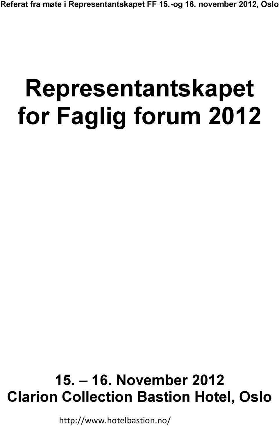 forum 2012 15. 16.