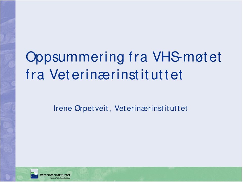 Veterinærinstituttet