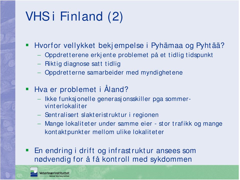 Hva er problemet i Åland?