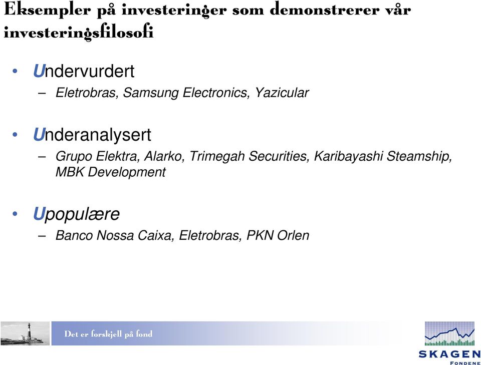 Underanalysert Grupo Elektra, Alarko, Trimegah Securities,