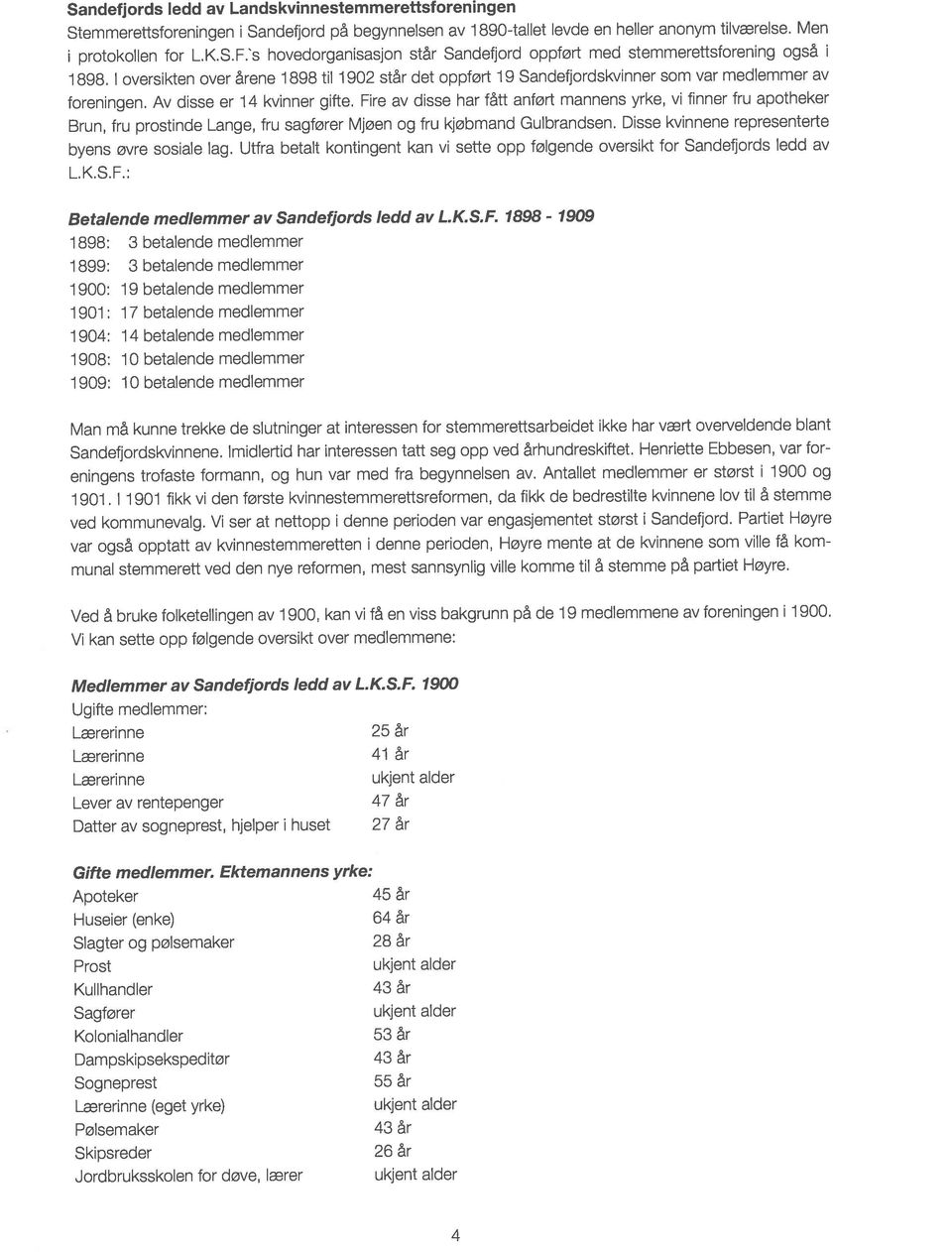 ukjent alder Polsemaker 43 år Skipsreder 26 år Jordbruksskolen for døve, lærer ukjent alder 4 1901.