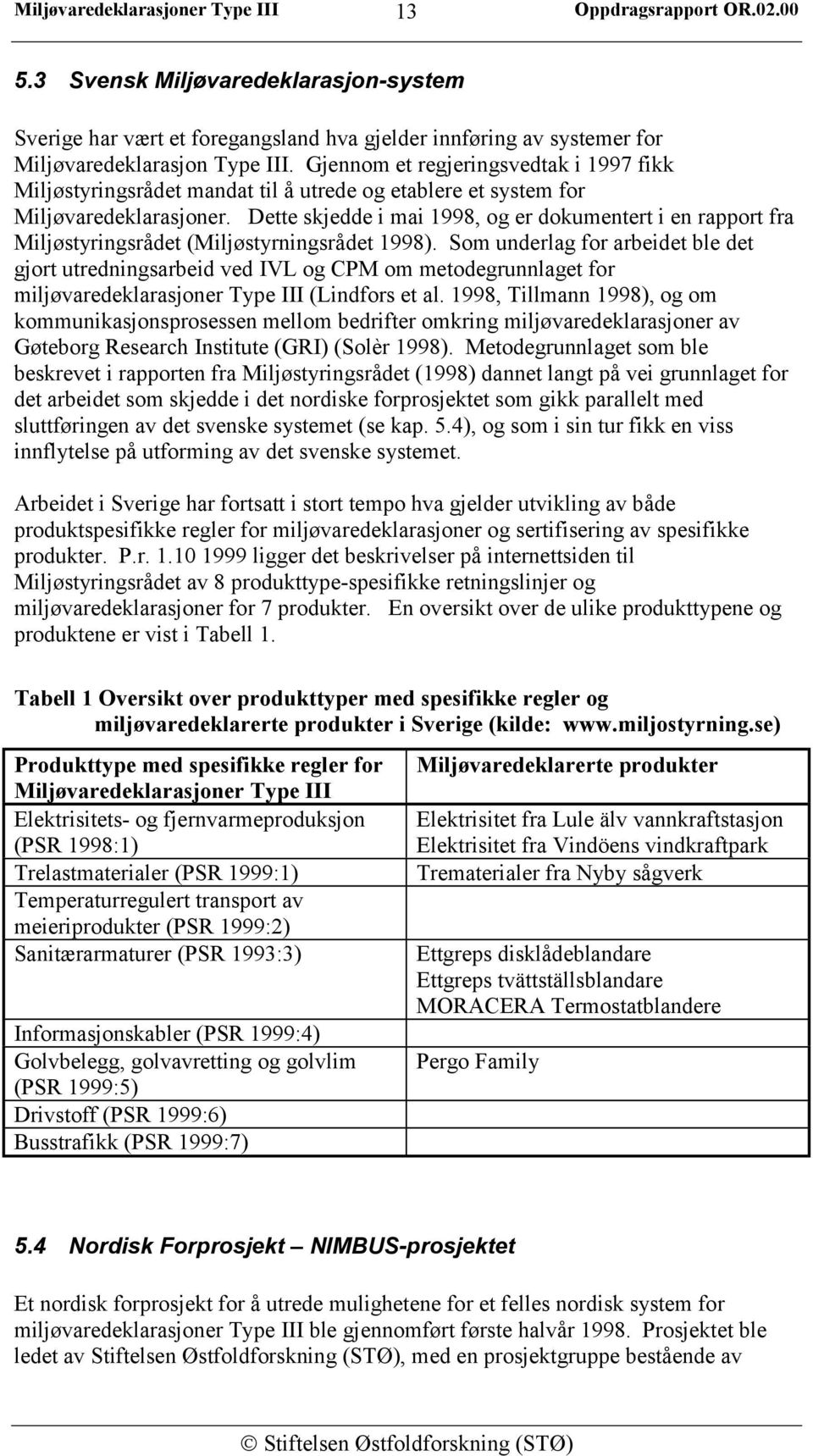 Dette skjedde i mai 1998, og er dokumentert i en rapport fra Miljøstyringsrådet (Miljøstyrningsrådet 1998).