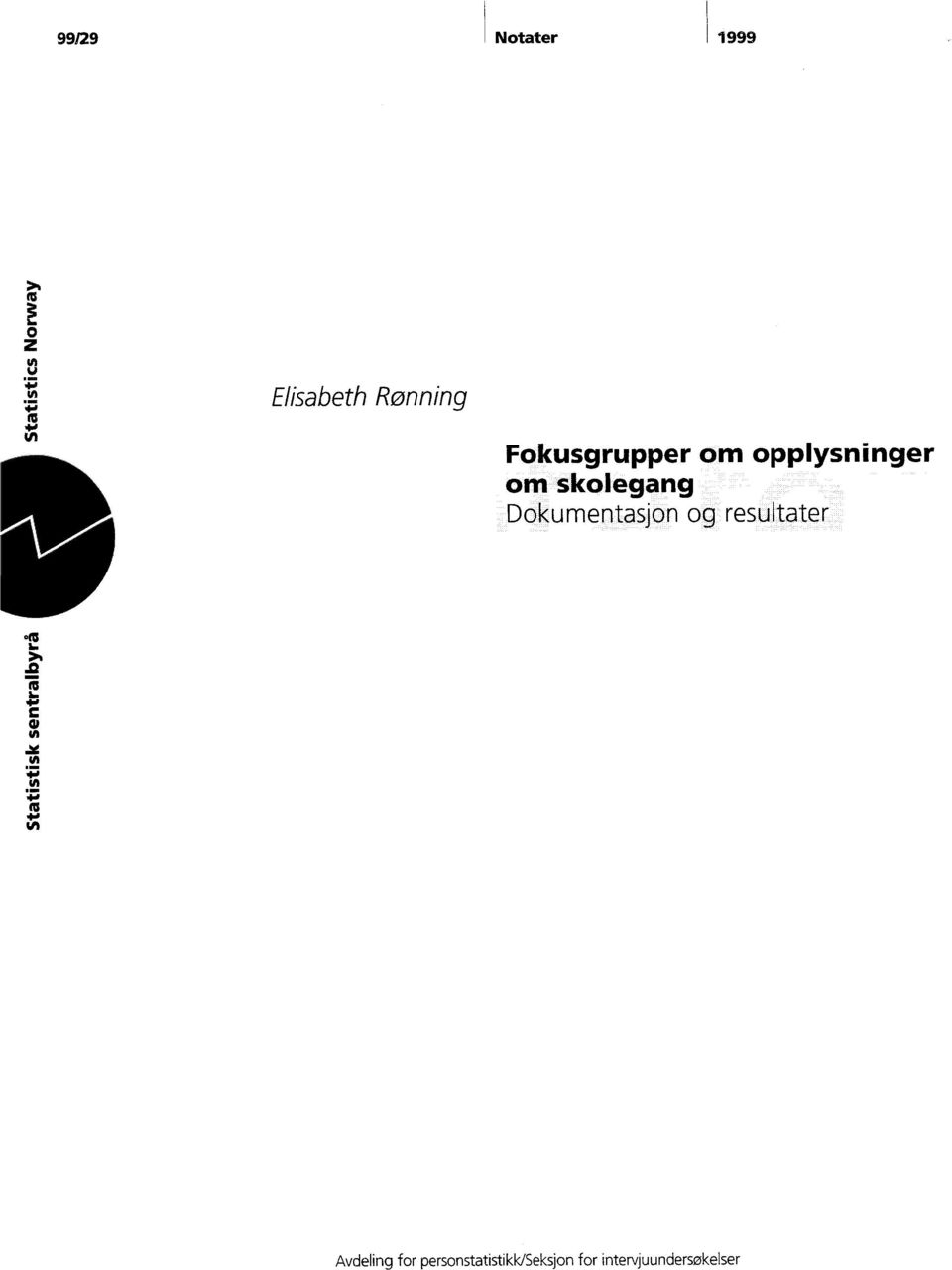 Dokumentasjon og resultater Avdeling for