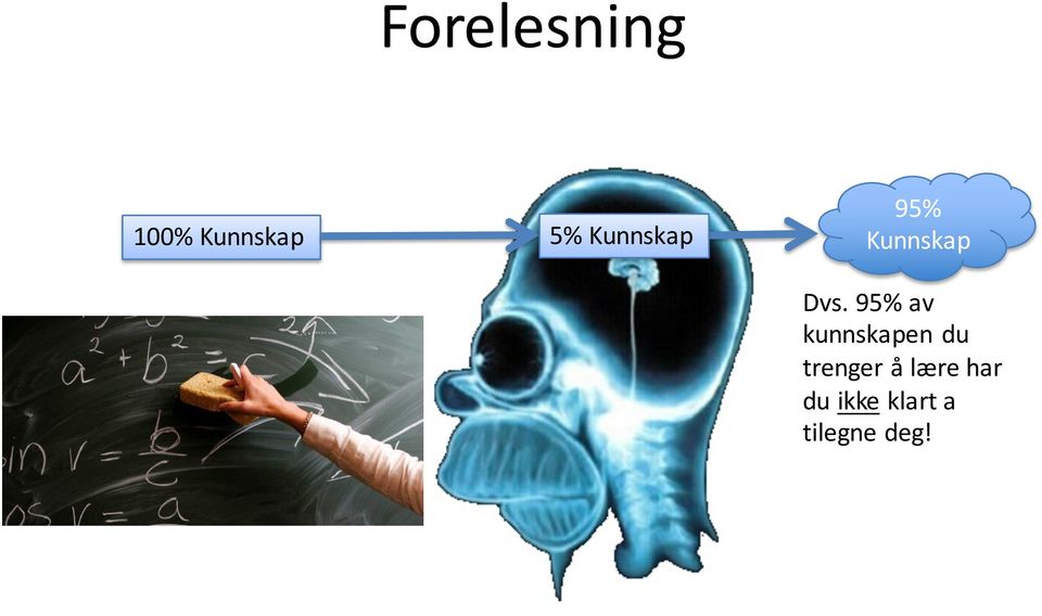 95% av kunnskapen du trenger å