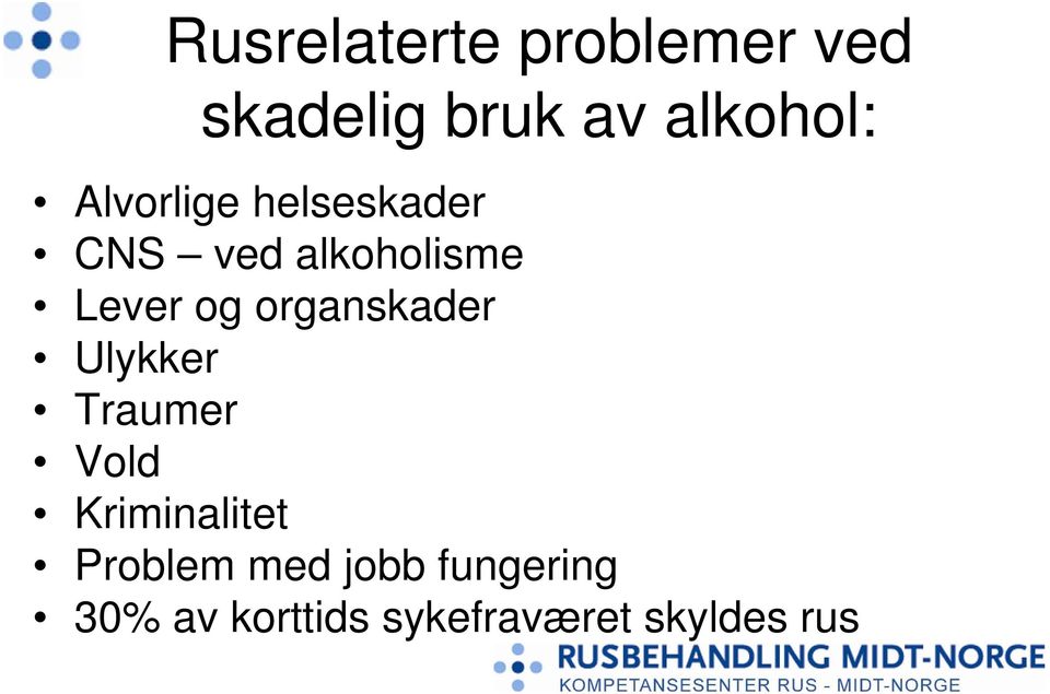 organskader Ulykker Traumer Vold Kriminalitet Problem