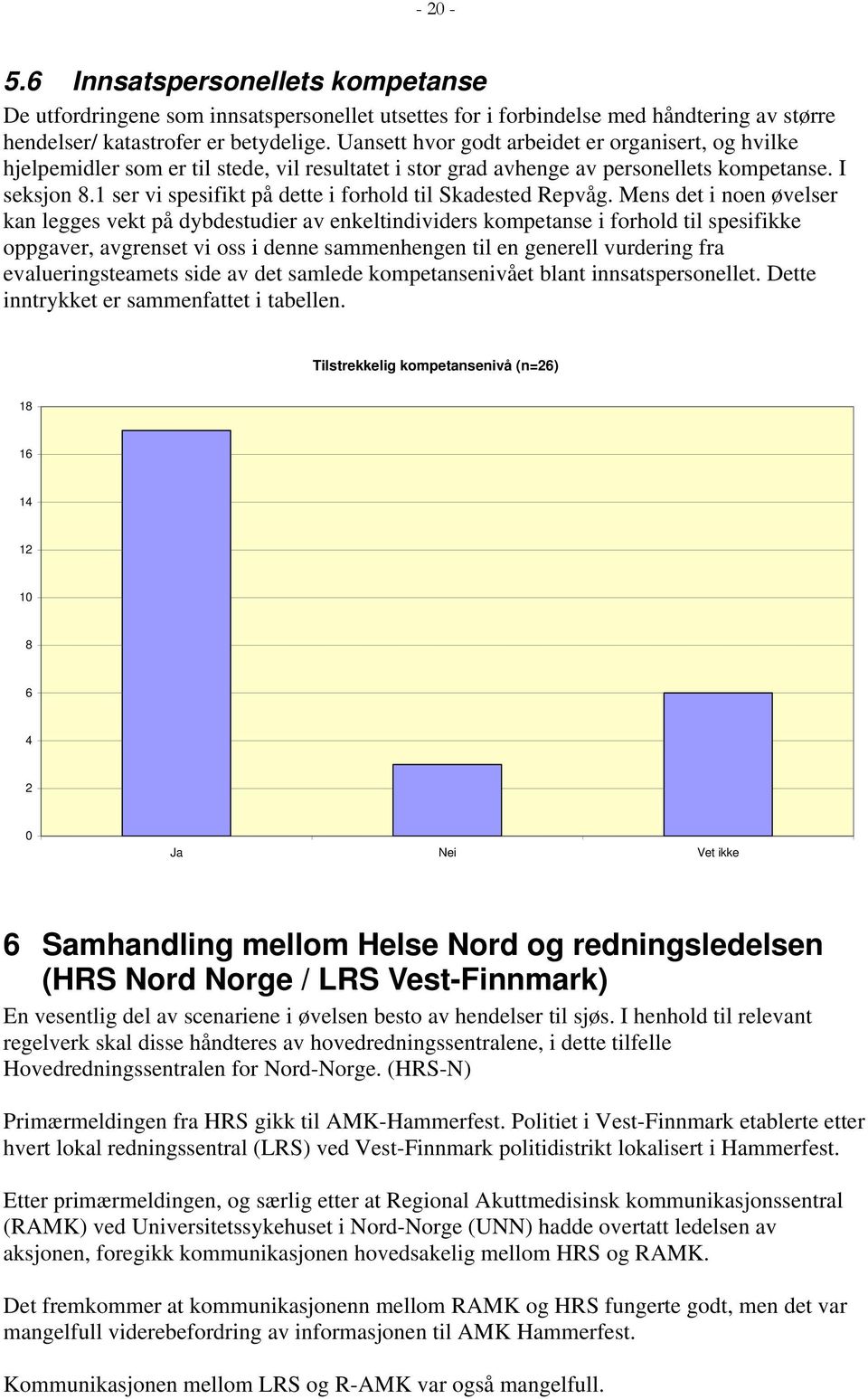 1 ser vi spesifikt på dette i forhold til Skadested Repvåg.