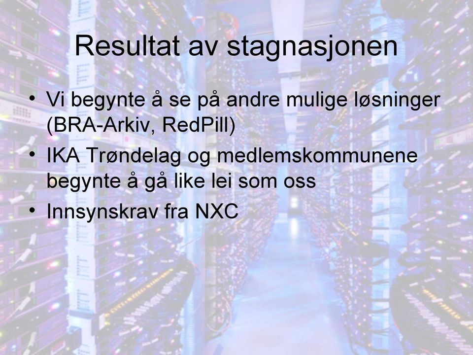 RedPill) IKA Trøndelag og medlemskommunene