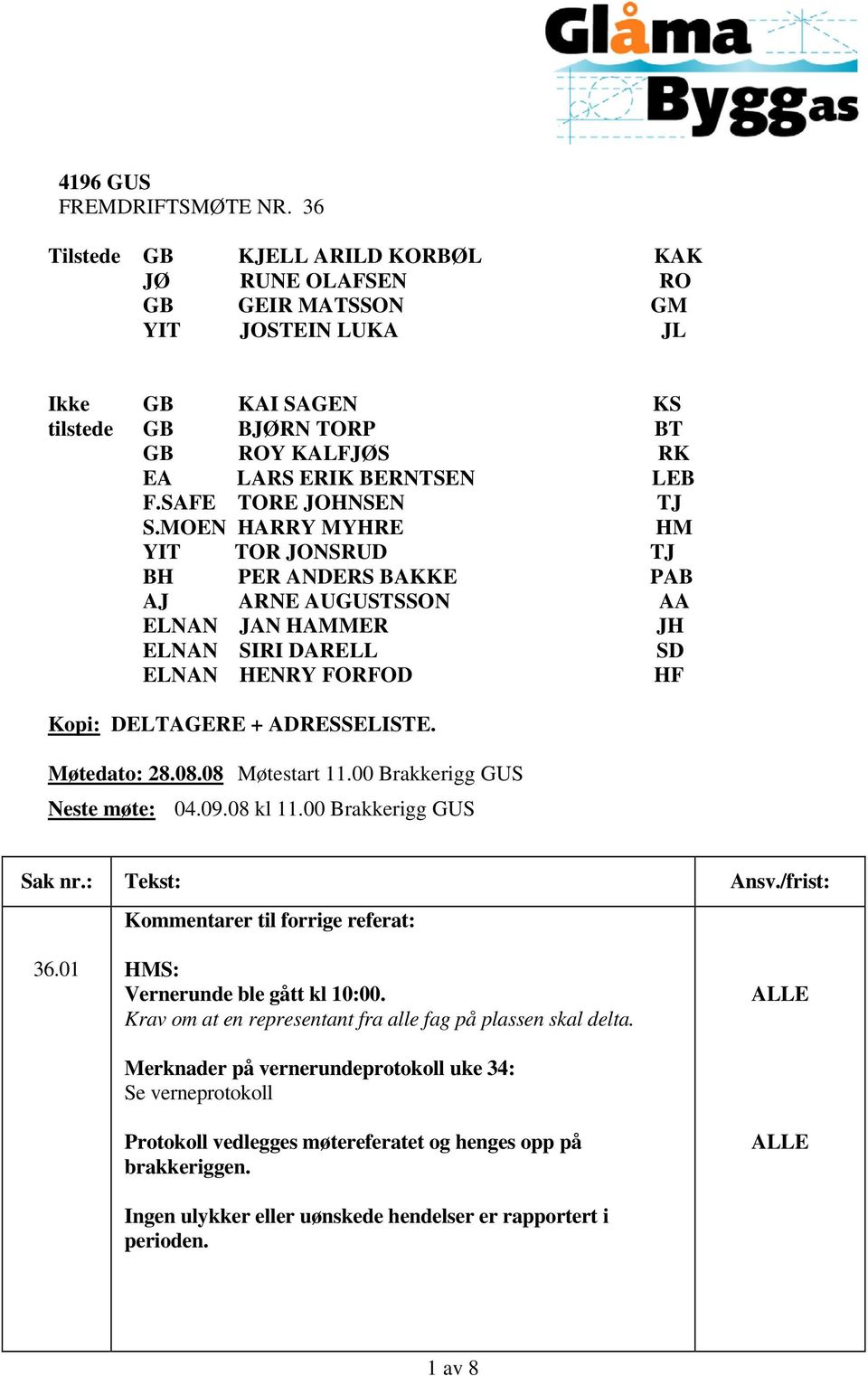 SAFE TORE JOHNSEN TJ S.