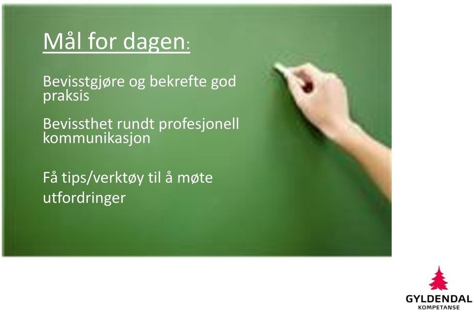 Bevissthet rundt profesjonell