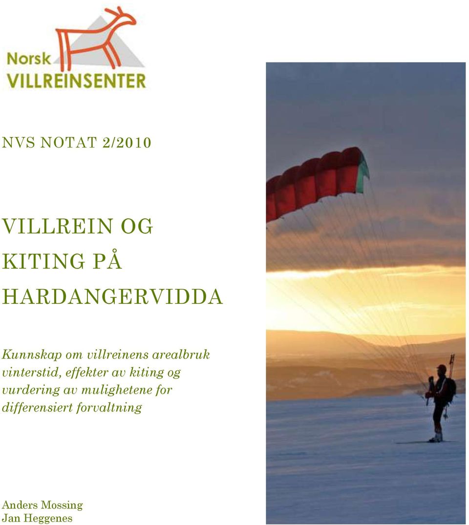 av kiting og vurdering av mulighetene for