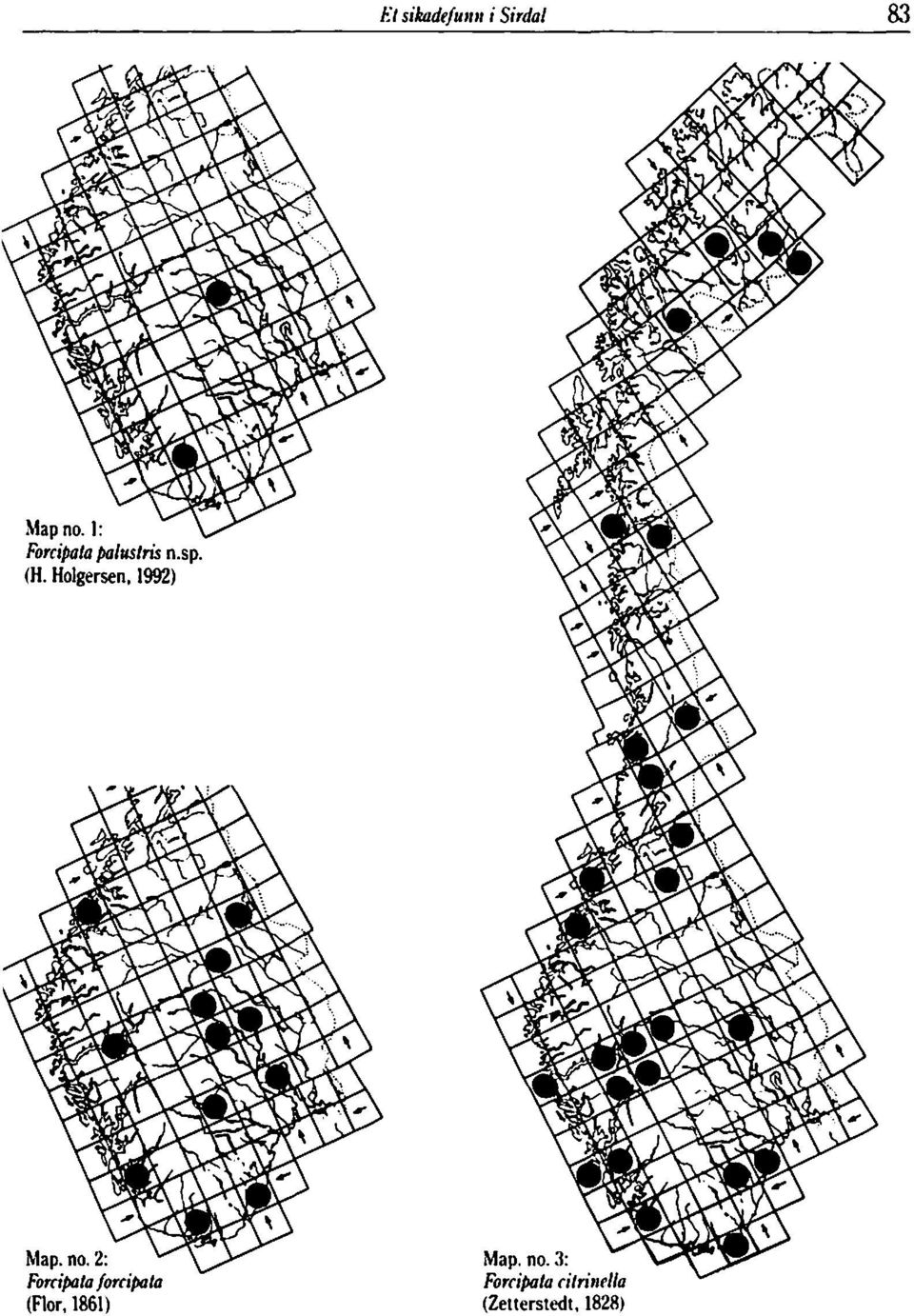 1992) Map. no. 2: Forripa/a forripata (Flor.