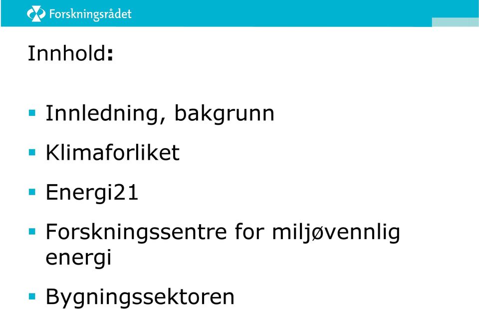 Energi21 Forskningssentre