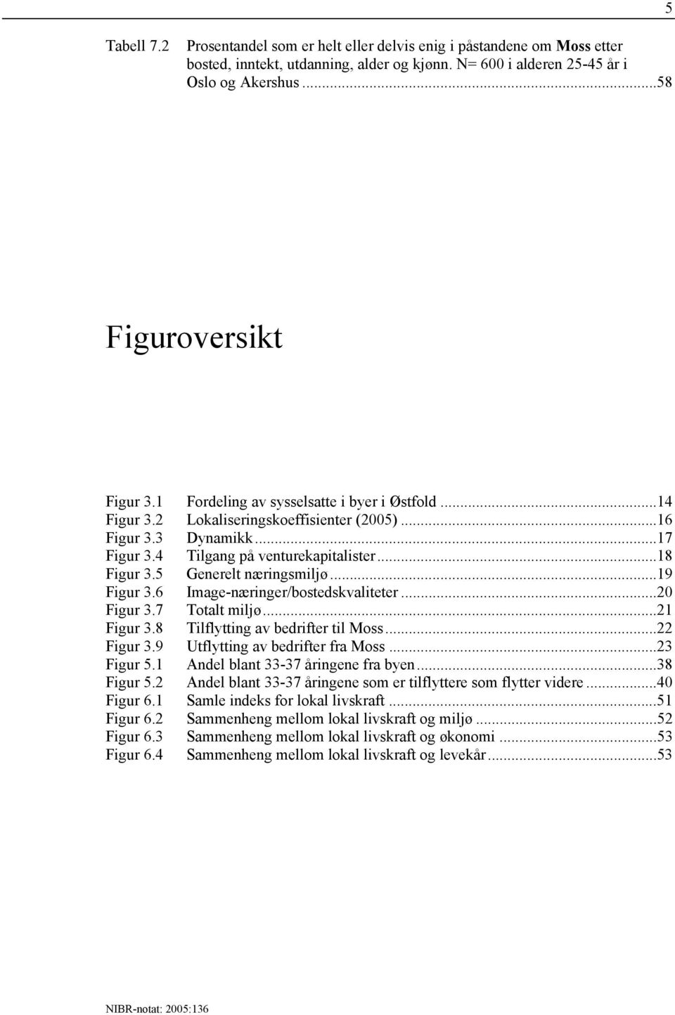 ..19 Figur 3.6 Image-næringer/bostedskvaliteter...20 Figur 3.7 Totalt miljø...21 Figur 3.8 Tilflytting av bedrifter til Moss...22 Figur 3.9 Utflytting av bedrifter fra Moss...23 Figur 5.