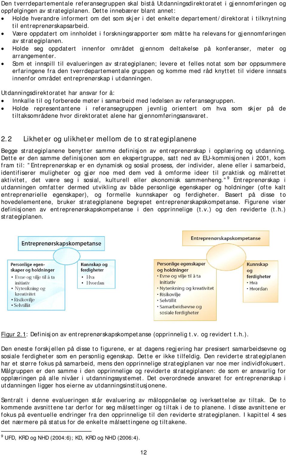 Være oppdatert om innholdet i forskningsrapporter som måtte ha relevans for gjennomføringen av strategiplanen.