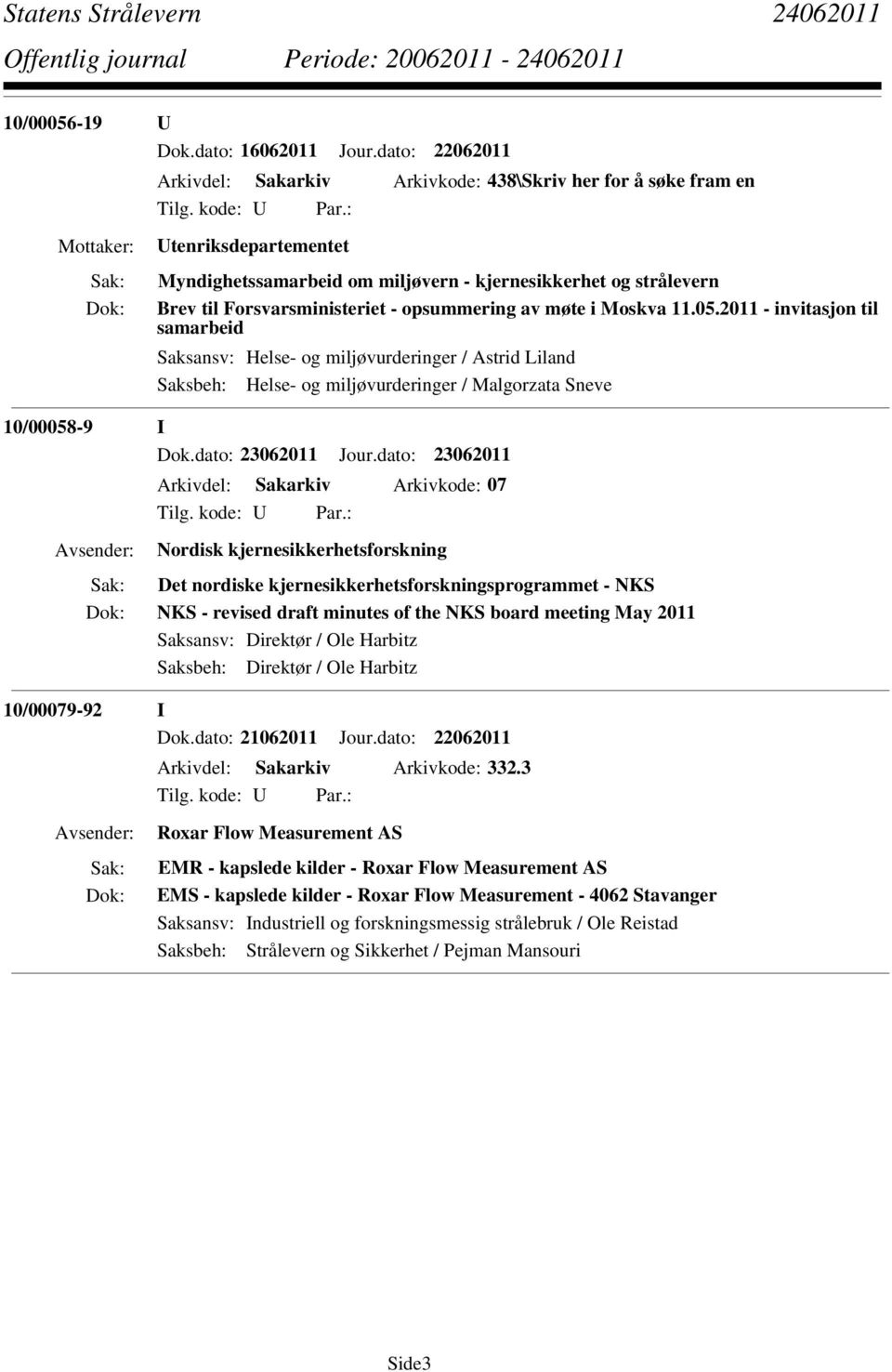 opsummering av møte i Moskva 11.05.