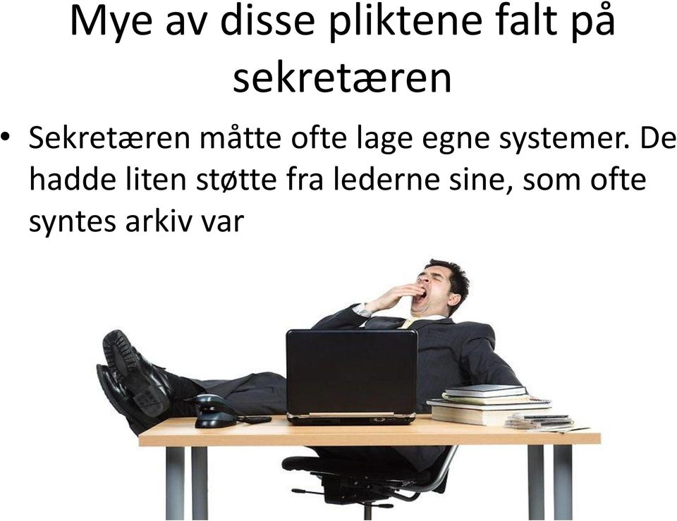 lage egne systemer.