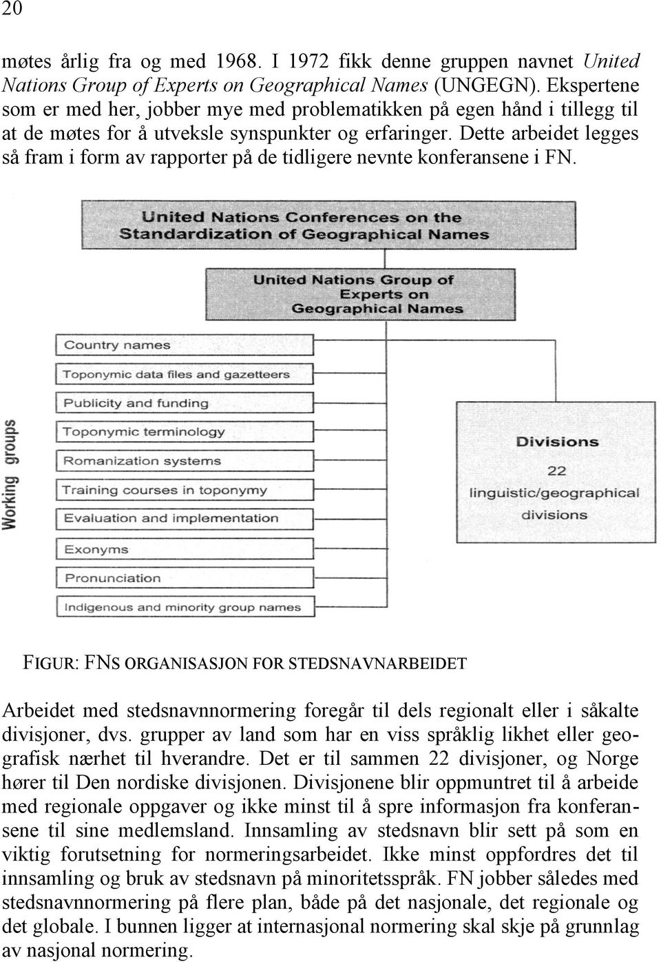 Dette arbeidet legges så fram i form av rapporter på de tidligere nevnte konferansene i FN.