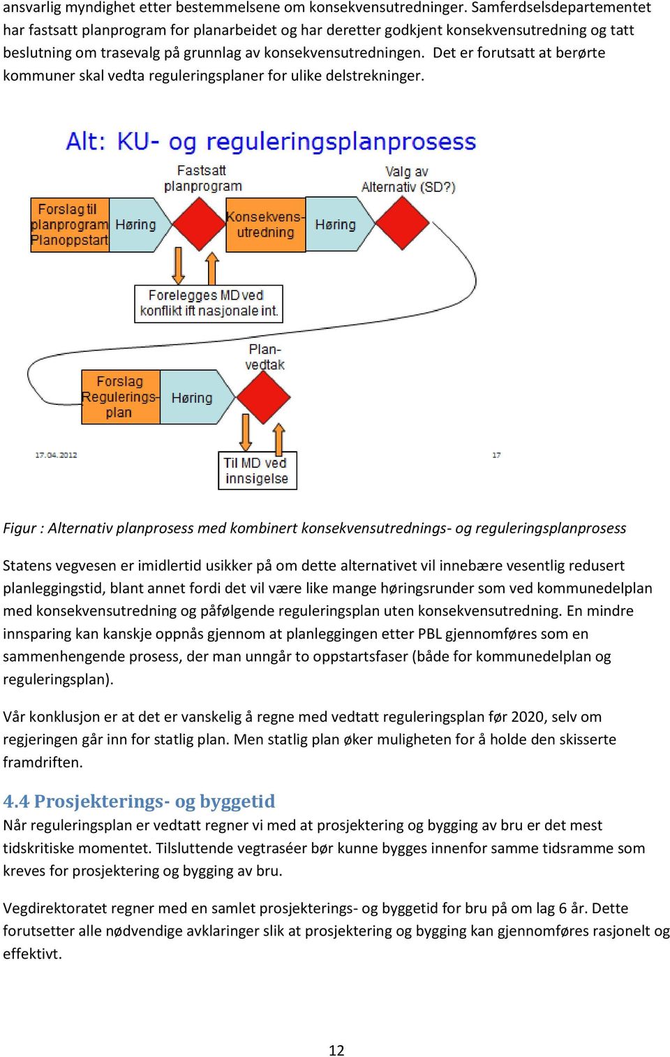 Det er forutsatt at berørte kommuner skal vedta reguleringsplaner for ulike delstrekninger.