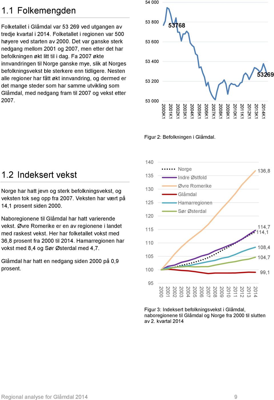 Fa 2007 økte innvandringen til Norge ganske mye, slik at Norges befolkningsvekst ble sterkere enn tidligere.