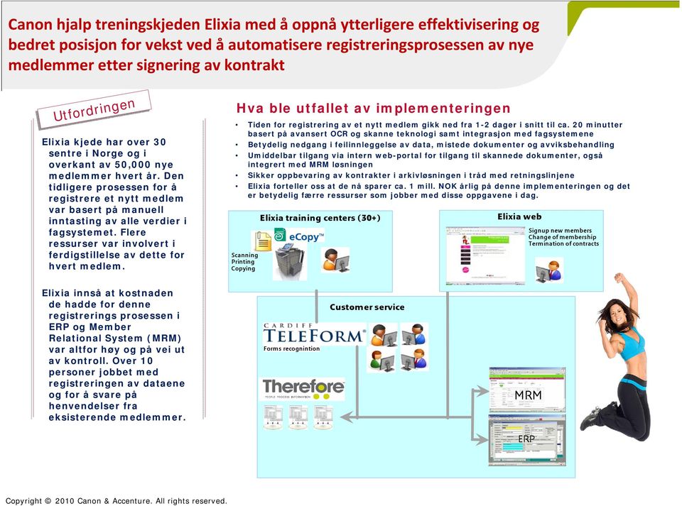 Den tidligere prosessen for å registrere et nytt medlem var basert på manuell inntasting av alle verdier i fagsystemet. Flere ressurser var involvert i ferdigstillelse av dette for hvert medlem.