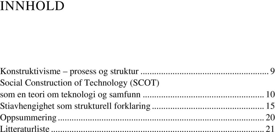 teori om teknologi og samfunn.