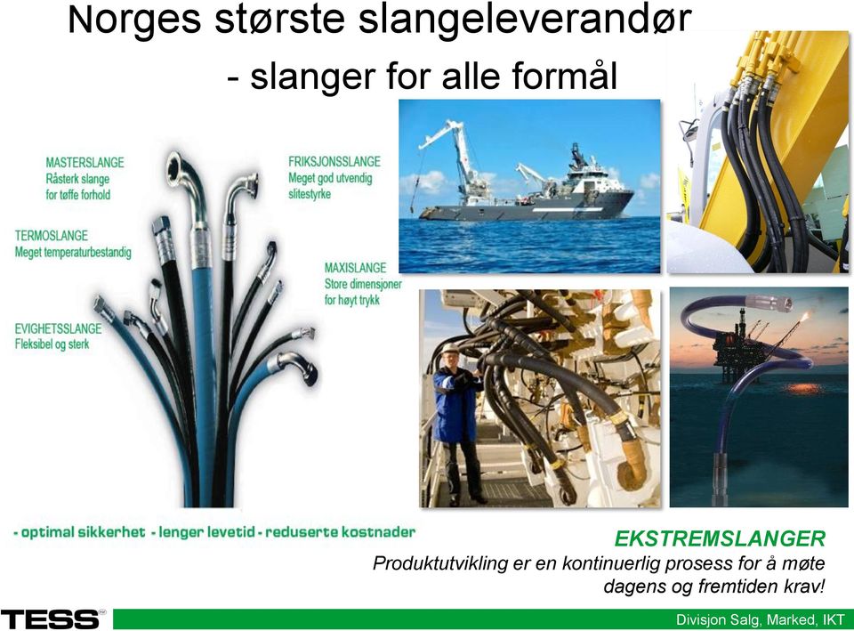 Produktutvikling er en kontinuerlig