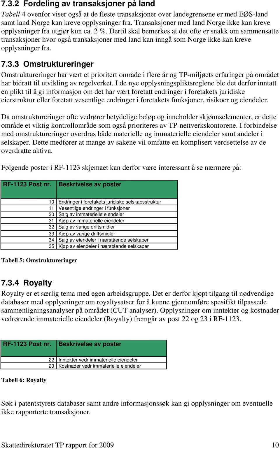 Dertil skal bemerkes at det ofte er snakk om sammensatte transaksjoner hvor også transaksjoner med land kan inngå som Norge ikke kan kreve opplysninger fra. 7.3.