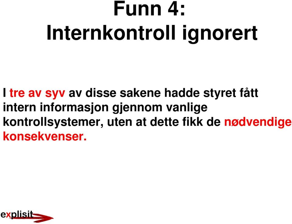 informasjon gjennom vanlige